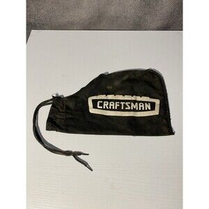 Vintage Craftsman Cloth Dust Collector Bag Saw Sander Tie String 10" Reusable